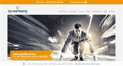 Desktop Screenshot of cp-werbung.de